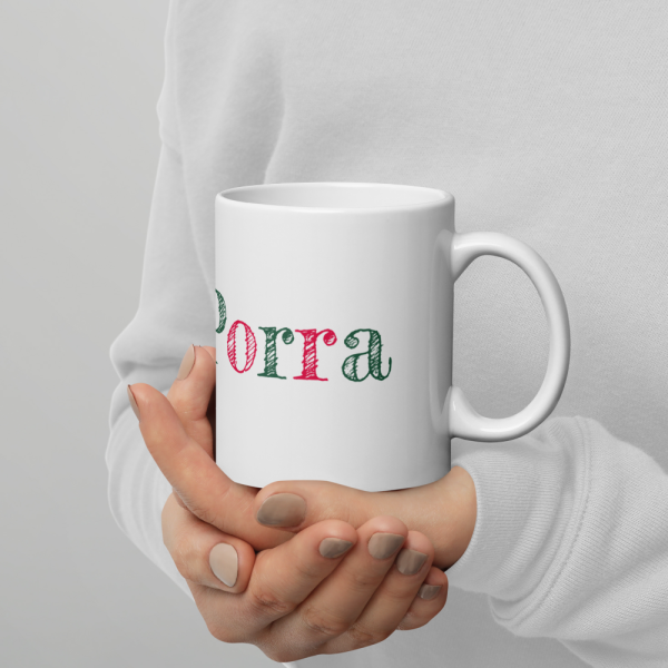 Taza blanca brillante - Imagen 3